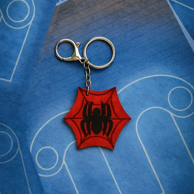 Chaveiro Homem-Aranha em feltro